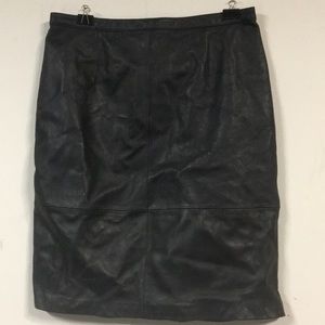 Jaclyn Smith | Women’s Leather Pencil Skirt | 16